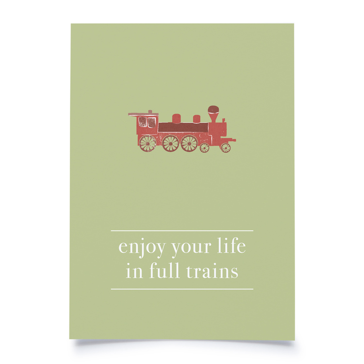 Fidea Postkarte A6 "Enjoy your Life"